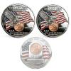 1793-2025 The Last Cent Commemorative Coin, The Last Penny Coin, The Final Cent Tribute Coin, Last Minted Commemorative Penny,Coins for Collectors, Uncirculated Pennies Challenge Coins (2PCS) view 1
