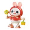 Robot Rabbit - Robot Bunny 48 Songs Electric, Dancing Animal Interactive Toys Hardware, Head Lifting Training Gear, Animated Pet Mascot | for Boys Girls Children Bedside Bedroom Bookshelf view 1