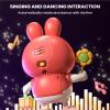 Robot Rabbit - Robot Bunny 48 Songs Electric, Dancing Animal Interactive Toys Hardware, Head Lifting Training Gear, Animated Pet Mascot | for Boys Girls Children Bedside Bedroom Bookshelf view 2