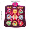 SUNGOOYUE Dance Pad, Electronic Music Mat with 80 Sounds Foldable Non Slip Playmat for Kids Adults Gift for for 3 to 12 Years Old Girls Birthday Toys Gifts (Roseate) view 2