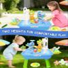 MQJJSM 4-in-1 Electric Water Table for Toddlers 1-5, Kids Play Sink with Running Water & Cloud Faucet, Sensory Toddler Water Activity Table with Fishing Game, Outdoor/Indoor Toy Gift for Boys & Girls view 4