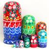HZXCERO Russian Nesting Dolls,Wood Matryoshka Stacking,Matryoshka Doll,Russian Dolls,Dolls Kit Set of 10 Handmade Toys for Children Kids Adults Easter Mother's Day Birthday Gift view 4