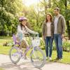 BABY JOY Girls Bike with Streamers & Doll-Seat, Kids Bike for 3-8 Years Old view 2