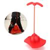 ChiweiJ Children Jumping Ball Hopping Ball, Fitness Exercise Bounce Space Toy, Non - Slip Foot Pedal with Pull Rope Handle, ABS PVC Material for Kids Age 4+, Includes Inflator and Inflatio (Red) view 4