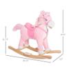 Classic Rocking Horse Toy with Realistic Design, Soft Plush Body, Sturdy Wooden Base and Gentle Rocking Motion for Home Play view 3