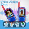 Startcan Video Walkie Talkies for Kids, 2 Pack Long Range Walkie-Talkie Toys for Indoor Outdoor Fun, Christmas Birthday Gifts for Boys Ages 3-8+ (Blue) view 3