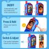 Startcan Video Walkie Talkies for Kids, 2 Pack Long Range Walkie-Talkie Toys for Indoor Outdoor Fun, Christmas Birthday Gifts for Boys Ages 3-8+ (Blue) view 4