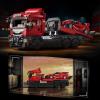 AOUHMN City Car Transporter Truck with FXX K Sports Cars Kit, 2 in 1 Model Car Building Set for Aldults, Ages 14+, Gift for Birthday, Detailed Carrier & Trailer Truck to Display (1728PCS, A-95002) view 3