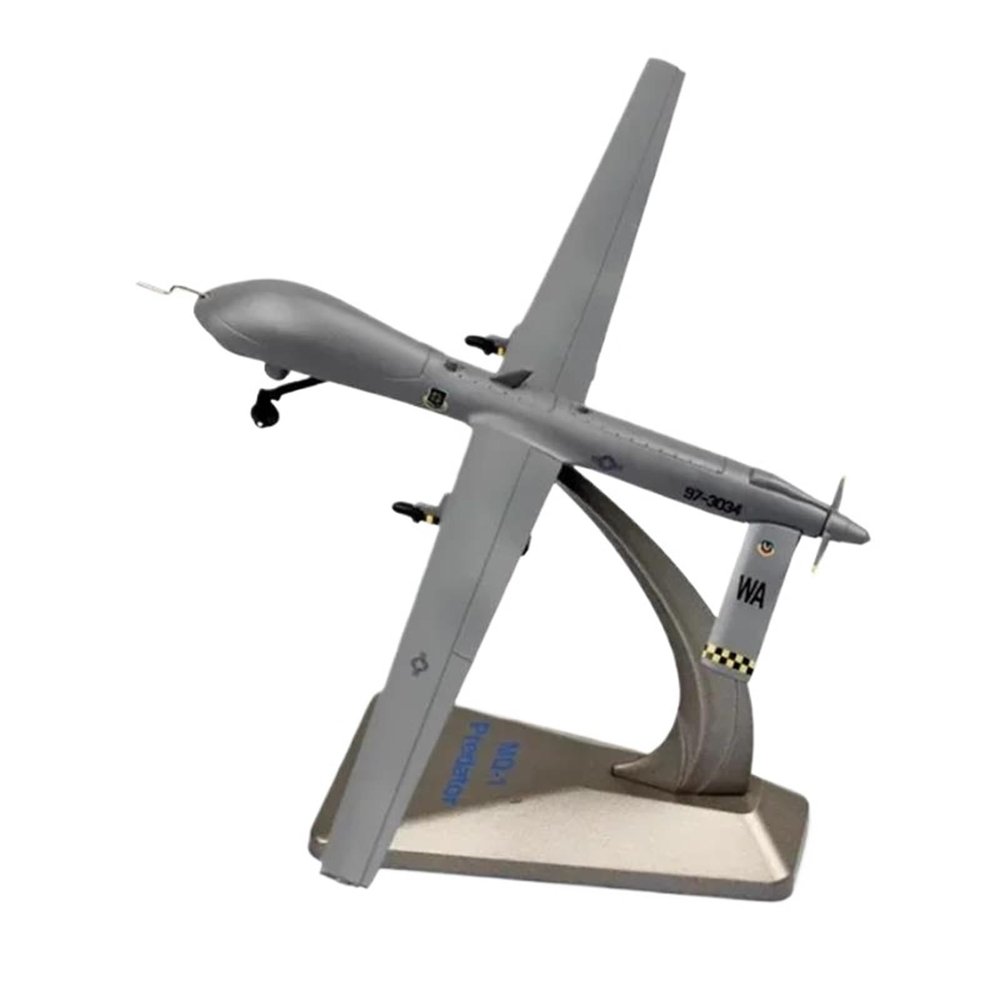 Flying Airplane Model Diecast 1:72 Scale USAF MQ-1 MQ1 Predator Reconnaissance UAV Aircraft Model Alloy Collection Gift Aviation Airbus