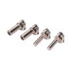 2Pcs RC Drive Shaft for HBX 1/24 2098B, Steel Metal Transmission Shaft, Adjustable 42-55mm/1.7-2.2in, Silver Color Upgrade RC Parts with Screws and Wrench, Durable Replacement view 2