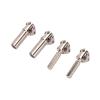 2Pcs RC Drive Shaft for HBX 1/24 2098B, Steel Metal Transmission Shaft, Adjustable 42-55mm/1.7-2.2in, Silver Color Upgrade RC Parts with Screws and Wrench, Durable Replacement view 3