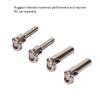 2Pcs RC Drive Shaft for HBX 1/24 2098B, Steel Metal Transmission Shaft, Adjustable 42-55mm/1.7-2.2in, Silver Color Upgrade RC Parts with Screws and Wrench, Durable Replacement view 4