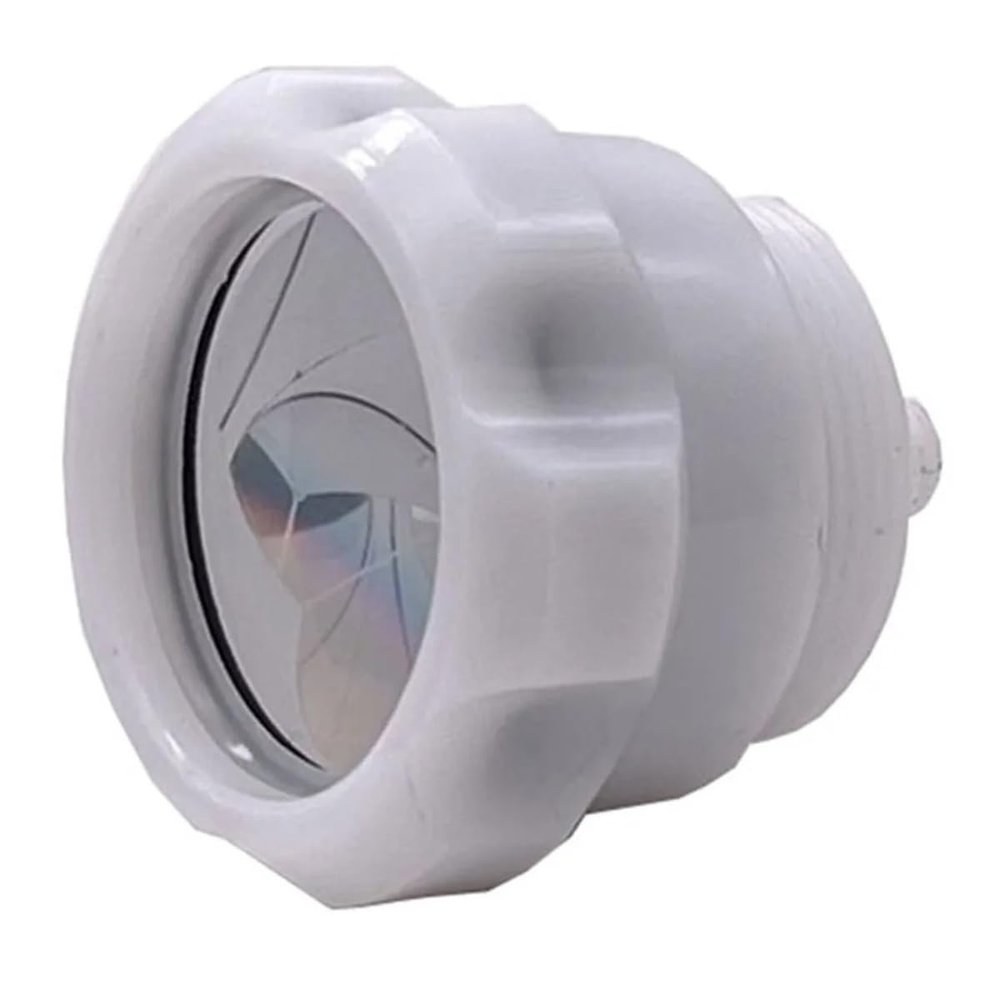 Optical Glass Lens Mini Prism with Plastic Housing for Total Station Silver Coated Mini Prism