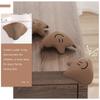 BESPORTBLE 4pcs Table Corner Protectors Safety Edge Guards Silicone Collision Guards for Furniture and Kitchen, Brown Babyproofing Bumpers for Home Safety view 4