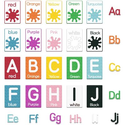 BEUNITONE 30 Pcs Felt Flannel Boards Stories Set Felt Letters Uppercase and Lowercase Indoor Activities Color Recognition Home Felt Board for Friends DIY Crafts Storytelling Interactive Gifts