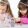 Russian Nesting Dolls for Kids Wooden Matryoshka Doll Set Hand Painted Craft Toy Gift for Birthday and Ornament view 4