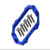 Aluminium Servo Mount for 1/10 Tamiya DT-03 - Blue view 1
