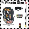 PCFING 20 Inch Race Car Number 8 Piata with 30 Inch Piata Stick Blindfold Confetti for Boy Girl Adults Racing Birthday Party Decorations, Anniversary Celebration, Fiesta view 2