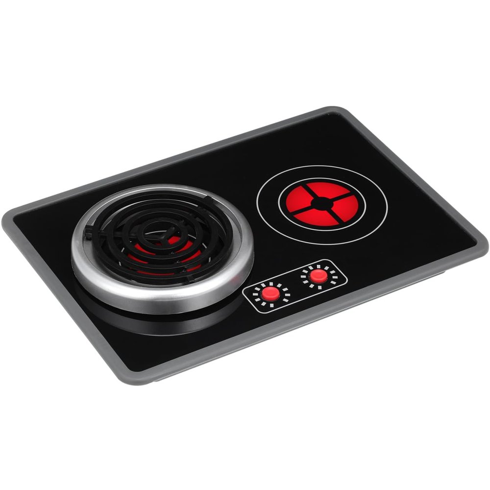 Garneck Kitchen Stove Toy for Kids: Cooking Stove Model with Light and Sound Effect Pretend Play Game Kitchen Appliances Accessories for Toddler