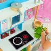 Garneck Kitchen Stove Toy for Kids: Cooking Stove Model with Light and Sound Effect Pretend Play Game Kitchen Appliances Accessories for Toddler view 4