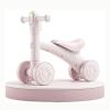 Bicycles Balance Bike 2 in 1Wiggle Car Silent Wheels Detachable Balance Board Toy Set for Indoor Outdoor Play(Pink,No Rocking Board) view 1