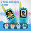 Startcan Video Walkie Talkies for Kids, 2 Pack Rechargeable Handheld Video Call Toys, Indoor Outdoor Toys Christmas Birthday Gifts for Boys Ages 3-8+ (Green) view 3