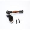 Aluminum Hi-Torque Servo Saver 25T with Steel Tie Rod for Tamiya R/C GF01 - Black view 1