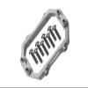 Aluminium Servo Mount for 1/10 Tamiya DT-03 - Silver view 1
