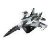 Flying Airplane Model 1/100 Scale SU35 Super Flanker Military Model Toy SU-35 Heavy Fighter Russia Army Air Force Diecast Metal Plane Aviation Airbus(Titanium) view 1