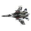 Flying Airplane Model 1/100 Scale SU35 Super Flanker Military Model Toy SU-35 Heavy Fighter Russia Army Air Force Diecast Metal Plane Aviation Airbus(Titanium) view 4