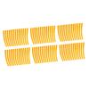 KAIXINM 10Pcs Bike Protective Sticker, DIY Wear Resistant Anti Scratch Decal, Bike Chain Frame Protection Sticker with PVC Material, Includes 130 Small Stickers for Most Bikes (Yellow) view 3