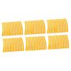 KAIXINM 10Pcs Bike Protective Sticker, DIY Wear Resistant Anti Scratch Decal, Bike Chain Frame Protection Sticker with PVC Material, Includes 130 Small Stickers for Most Bikes (Yellow) view 4