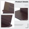 3-Tier American Flag Coin Holder, Wooden Tabletop Display Stand Holds 70-80, Commemorative Coin Display Stand view 2
