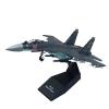 Flying Airplane Model 1/100 Scale Diecast Metal Alloy Russia Fulcrum Flanker SU 35 Su-35 SU35 Aircraft Airplane Fighter Model Toys Aviation Airbus view 1