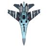 Flying Airplane Model 1/100 Scale Diecast Metal Alloy Russia Fulcrum Flanker SU 35 Su-35 SU35 Aircraft Airplane Fighter Model Toys Aviation Airbus view 4