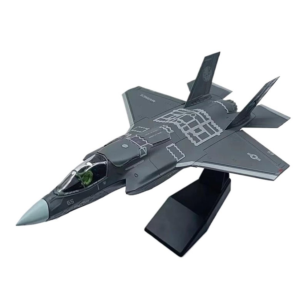 Flying Airplane Model 1/72 Acale UK F35 F-35B F35B Fighter Plane Aircraft Airplane Diecast Alloy Metal Model Toy for Collection Aviation Airbus