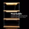 32 42 62 cm Long Acrylic Boxes for Display, Minifigure Display Case with LED Lights & Shelf, Dustproof Clear Acrylic Collectibles Showcase with Door(417x120x174mm) view 4
