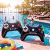 JolliLudo 2 Pcs PVC Inflatable Game Controllers 28" x 18" Gaint 3D Video Game Balloons Blow up Gaming Controller Birthday Party Decorations with Air Pump for Gamers Parties Events view 4