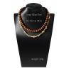 Bohemian Women'S Beaded Double Layered Vintage Necklace,brown,42+7cm view 4