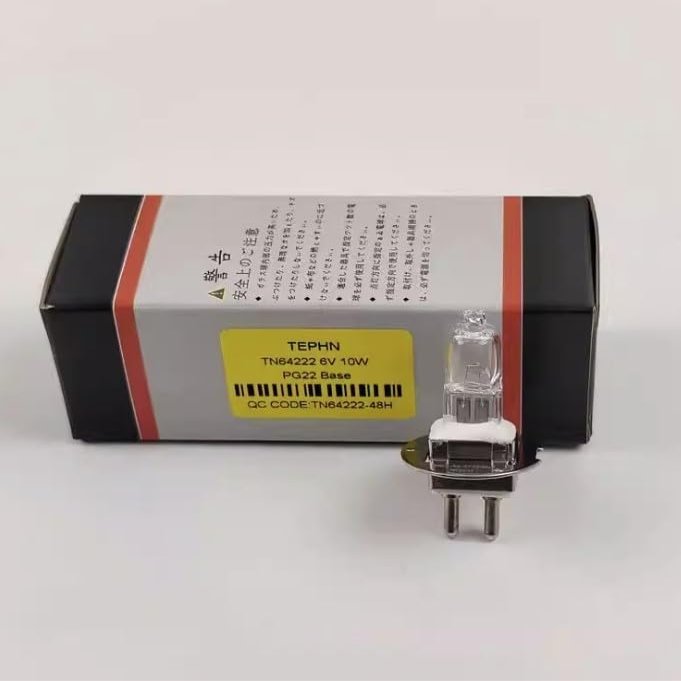 1PC NEW For Osram 64222 Microscope/Slit Lamp Bulb (6V10W, PG22, For Zeiss/Microplate Reader, & Equivalent)