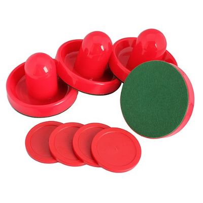 4pcs Table Hockey Putter Professional Mini Hockey Batting Putter Replacement with 4 Pucks Entertainment Table Game Accessories