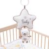 Baby Stroller Hangable Musical Toy: Baby Musical Toy, Cute Lullaby Bunny Doll Sensory Companion for Early Learning in Bassinet, Cribs, Pram, Car Seat, Pushchair view 2