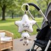 Baby Stroller Hangable Musical Toy: Baby Musical Toy, Cute Lullaby Bunny Doll Sensory Companion for Early Learning in Bassinet, Cribs, Pram, Car Seat, Pushchair view 4
