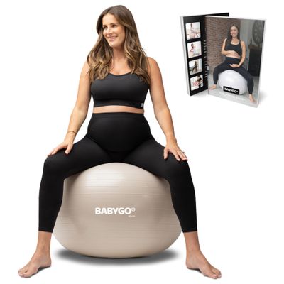 BABYGO Birthing Ball 65cm Oatmeal New