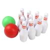 1/12 DIY Miniature Bowling Toy Desktop Ornaments Miniature Bowling Sporting Goods Home Decoration view 1