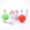 1/12 DIY Miniature Bowling Toy Desktop Ornaments Miniature Bowling Sporting Goods Home Decoration view 2