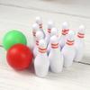 1/12 DIY Miniature Bowling Toy Desktop Ornaments Miniature Bowling Sporting Goods Home Decoration view 3