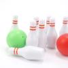 1/12 DIY Miniature Bowling Toy Desktop Ornaments Miniature Bowling Sporting Goods Home Decoration view 4