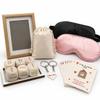 Couples Date Night Gift Set Romantic Game Kit with Dice, Love Challenge Cards, Matching Heart Keychains, Silk Sleep Masks & Photo Frame Fun Relationship Gifts for Couples view 1