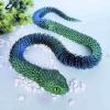 3D Printed Snake Egg, Cool 3D Printer Articulated Crystal Snake Toys for Kids, Surprise Animals Figurines Fidget Snakes Egg Toys for Boys Girls Teen Easter Basket Stuffers, Christmas Stocking Stuffer view 3